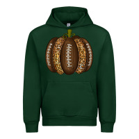 Forest Green American Football Pumpkin Urban Hoodie - texasbilliewilder