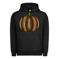 Pigment Black American Football Pumpkin Urban Hoodie - texasbilliewilder
