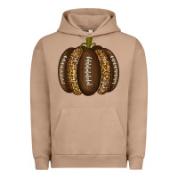 Pigment Burro American Football Pumpkin Urban Hoodie - texasbilliewilder