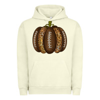 Pigment Pistachio American Football Pumpkin Urban Hoodie - texasbilliewilder