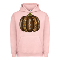 Pigment Salmon American Football Pumpkin Urban Hoodie - texasbilliewilder