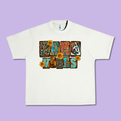 Western Mama Vibes Urban Heavy Tee Designed By Fadigitalartstudio