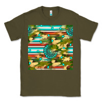 Camouflage Serape Gemstone Seamless Pattern Classic Tee | Teevron