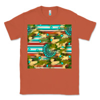 Copper camouflage serape gemstone seamless pattern Classic Tee - BundleAndBundleShop