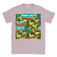 Lilac camouflage serape gemstone seamless pattern Classic Tee - BundleAndBundleShop