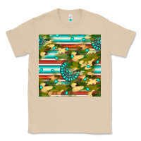Mushroom camouflage serape gemstone seamless pattern Classic Tee - BundleAndBundleShop