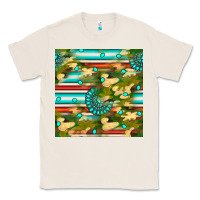 Natural camouflage serape gemstone seamless pattern Classic Tee - BundleAndBundleShop