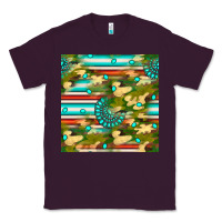 Plum camouflage serape gemstone seamless pattern Classic Tee - BundleAndBundleShop