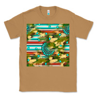 Toasted Coconut camouflage serape gemstone seamless pattern Classic Tee - BundleAndBundleShop