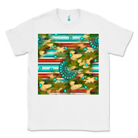 White camouflage serape gemstone seamless pattern Classic Tee - BundleAndBundleShop