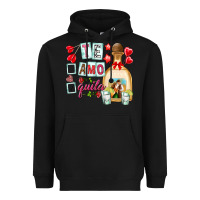 Black te amo te quila Heavyweight Hoodie - NancyCooperArtShop