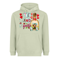 Matcha te amo te quila Heavyweight Hoodie - NancyCooperArtShop