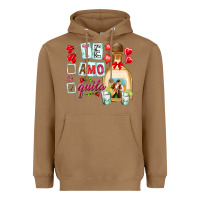 Toasted Coconut te amo te quila Heavyweight Hoodie - NancyCooperArtShop