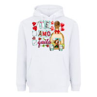 White te amo te quila Heavyweight Hoodie - NancyCooperArtShop