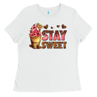 White stay sweet Ladies Tee - AdoDesignShop