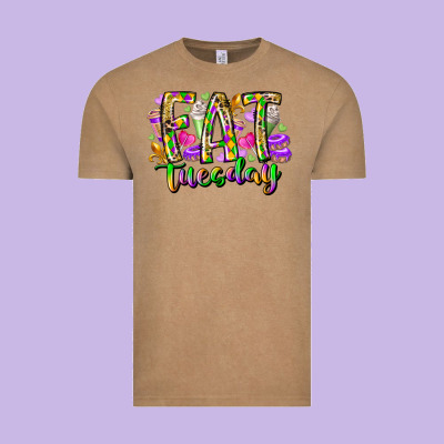 Fat Tuesday Vintage Tee Designed By Racoondesign