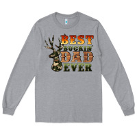 Heather Grey best buckin' dad ever Long Sleeve Tee - Artiststas