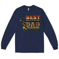 Navy best buckin' dad ever Long Sleeve Tee - Artiststas