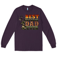 Plum best buckin' dad ever Long Sleeve Tee - Artiststas