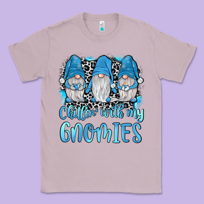 Chillin' With My Gnomies Classic Tee Designed By Jahusdesignshop