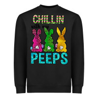 Black Chillin with my peeps Ester Day Heavyweight Sweatshirt - Neo Western