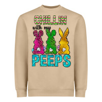 Mushroom Chillin with my peeps Ester Day Heavyweight Sweatshirt - Neo Western