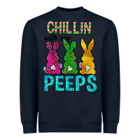 Navy Chillin with my peeps Ester Day Heavyweight Sweatshirt - Neo Western