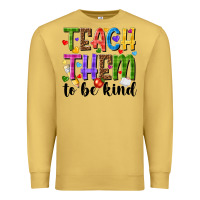 Antique Gold teach them to be kind Premium Sweatshirt - NancyCooperArtShop