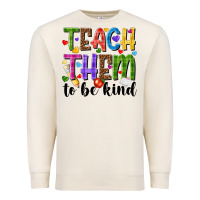 Sandshell teach them to be kind Premium Sweatshirt - NancyCooperArtShop