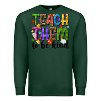 Sports Green teach them to be kind Premium Sweatshirt - NancyCooperArtShop