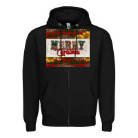 Black merry Christmas sunflowers Zipper Hoodie - Jasminsmagicworld