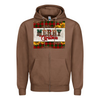 Chestnut merry Christmas sunflowers Zipper Hoodie - Jasminsmagicworld