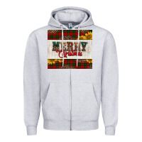 Heather Grey merry Christmas sunflowers Zipper Hoodie - Jasminsmagicworld