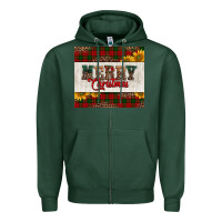 Sports Green merry Christmas sunflowers Zipper Hoodie - Jasminsmagicworld