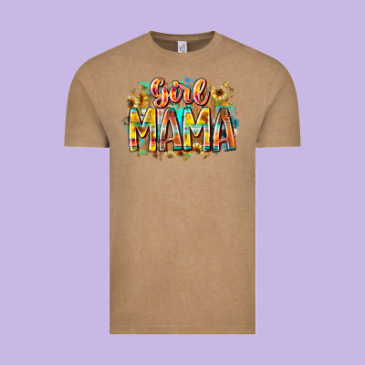 Girl Mama Vintage Tee Designed By Racoondesign