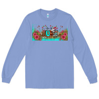 Colony Blue western nurse libbey glass Long Sleeve Tee - BundleAndBundleShop