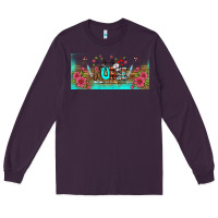 Plum western nurse libbey glass Long Sleeve Tee - BundleAndBundleShop