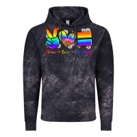 Cloud Black peace love equality Vintage Hoodie - Zillion Design Studio