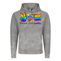 Cloud Rock peace love equality Vintage Hoodie - Zillion Design Studio