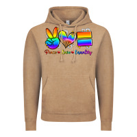 Vintage Coffee peace love equality Vintage Hoodie - Zillion Design Studio