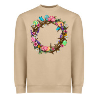 Mushroom Crown of thorns Easter Day Heavyweight Sweatshirt - Neo Western