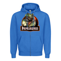 True Royal Western Papasaurus Papa Dinosaur Zipper Hoodie - LillyAllenDesigns