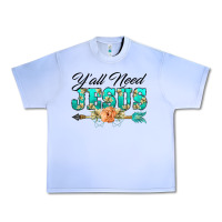 Grape Ice y'all need jesus arrow lily flowers Urban Heavy Tee - BarkalooDesign