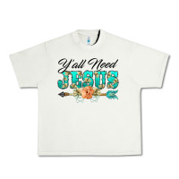 Pistachio y'all need jesus arrow lily flowers Urban Heavy Tee - BarkalooDesign