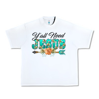 White y'all need jesus arrow lily flowers Urban Heavy Tee - BarkalooDesign