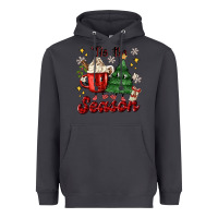 Smoke 'tis the season with christmas tree and hot cocoa Heavyweight Hoodie - MaliasSmallBusiness
