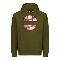 Army Green personalized baseball Premium Hoodie - Artiststas