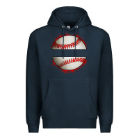 Navy personalized baseball Premium Hoodie - Artiststas