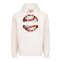 Pale Pink personalized baseball Premium Hoodie - Artiststas