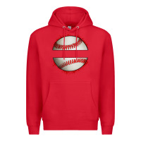 Red personalized baseball Premium Hoodie - Artiststas